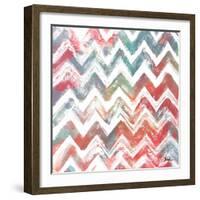 Bright Rustic Chevron-Patricia Pinto-Framed Art Print