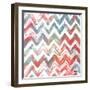 Bright Rustic Chevron-Patricia Pinto-Framed Art Print