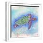 Bright Sea turtle-Kimberly Glover-Framed Giclee Print