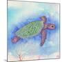 Bright Sea turtle-Kimberly Glover-Mounted Giclee Print