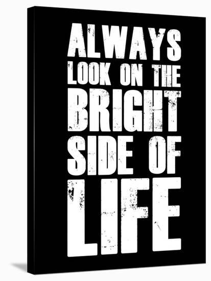 Bright Side of Life  Black-NaxArt-Stretched Canvas