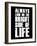 Bright Side of Life  Black-NaxArt-Framed Art Print