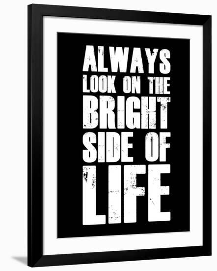 Bright Side of Life  Black-NaxArt-Framed Art Print