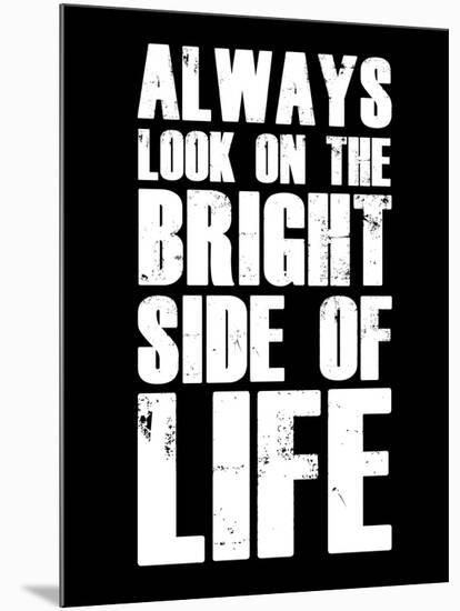 Bright Side of Life  Black-NaxArt-Mounted Art Print