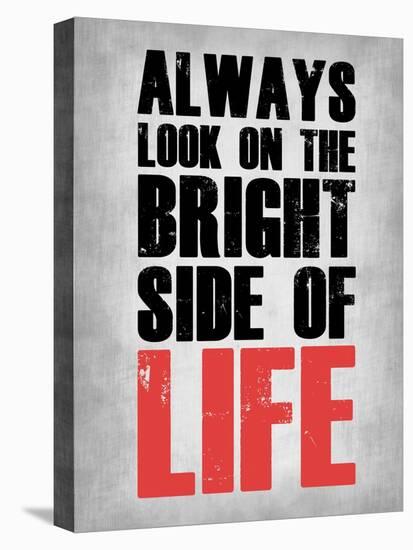 Bright Side of Life  Grey-NaxArt-Stretched Canvas