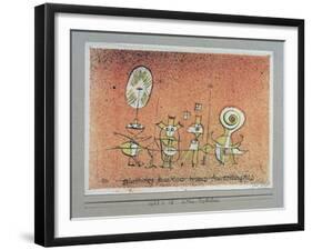 Bright Side Postcard-Paul Klee-Framed Giclee Print