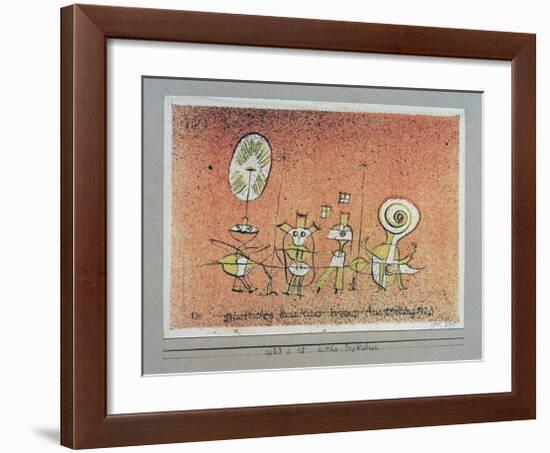 Bright Side Postcard-Paul Klee-Framed Giclee Print