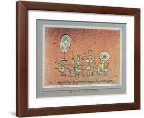 Bright Side Postcard-Paul Klee-Framed Giclee Print