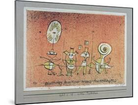 Bright Side Postcard-Paul Klee-Mounted Giclee Print