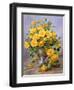 Bright Smile - Roses in a Silver Vase-Albert Williams-Framed Giclee Print