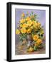 Bright Smile - Roses in a Silver Vase-Albert Williams-Framed Giclee Print