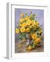 Bright Smile - Roses in a Silver Vase-Albert Williams-Framed Giclee Print