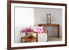 Bright Sofa Seat in Luxury Interior Decoraton-Alfred Cats-Framed Photographic Print