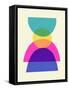 Bright Stack I-Victoria Barnes-Framed Stretched Canvas