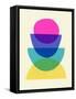 Bright Stack II-Victoria Barnes-Framed Stretched Canvas