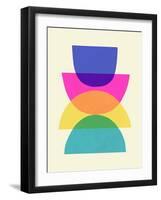 Bright Stack III-Victoria Barnes-Framed Art Print