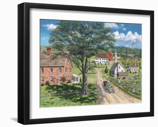 Bright Summer's Day-Bob Fair-Framed Giclee Print