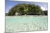 Bright Sunlight Dances across a Shallow Sand Seafloor in Palau's Lagoon-Stocktrek Images-Mounted Photographic Print