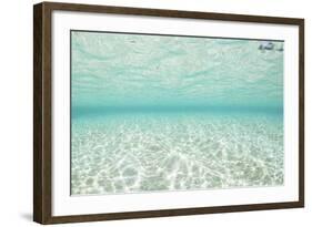 Bright Sunlight Dances across a Shallow Sand Seafloor in Palau-Stocktrek Images-Framed Photographic Print