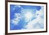 Bright Sunshiney Day-Vintage Skies-Framed Giclee Print