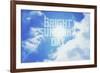 Bright Sunshiney Day-Vintage Skies-Framed Giclee Print