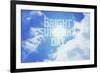 Bright Sunshiney Day-Vintage Skies-Framed Giclee Print