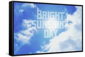 Bright Sunshiney Day-Vintage Skies-Framed Stretched Canvas