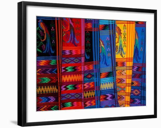 Bright Textile, Ixcel Textile Co-op, San Antonio Aguas Calientes, Guatemala-Cindy Miller Hopkins-Framed Photographic Print