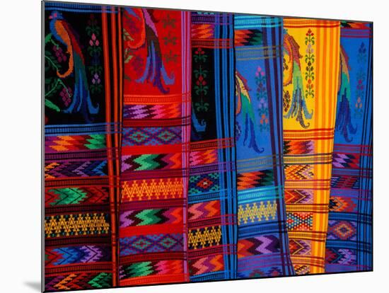 Bright Textile, Ixcel Textile Co-op, San Antonio Aguas Calientes, Guatemala-Cindy Miller Hopkins-Mounted Photographic Print