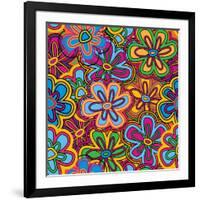 Bright Texture-Suriko-Framed Art Print