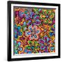 Bright Texture-Suriko-Framed Art Print