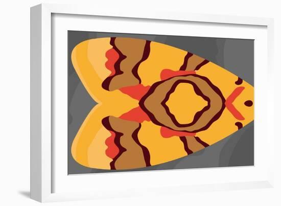 Bright Tiki Moth-Belen Mena-Framed Giclee Print