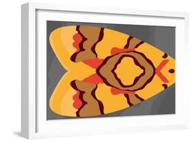 Bright Tiki Moth-Belen Mena-Framed Giclee Print