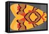 Bright Tiki Moth-Belen Mena-Framed Stretched Canvas