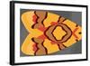 Bright Tiki Moth-Belen Mena-Framed Giclee Print