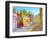 Bright Town-Kyo Nakayama-Framed Giclee Print