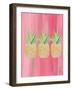 Bright Tri Origami II-Nola James-Framed Art Print