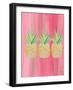 Bright Tri Origami II-Nola James-Framed Art Print