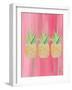 Bright Tri Origami II-Nola James-Framed Art Print