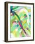 Bright Tropical Abstraction VI-June Vess-Framed Art Print