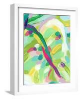 Bright Tropical Abstraction VI-June Vess-Framed Art Print