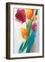 Bright Tulip Bunch I-Karen Lorena Parker-Framed Art Print