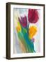 Bright Tulip Bunch II-Karen Lorena Parker-Framed Art Print