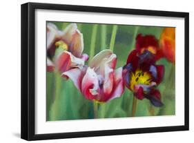 Bright Tulips, 2018-Helen White-Framed Giclee Print