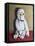 Bright White Monkey, 2006,-Peter Jones-Framed Stretched Canvas