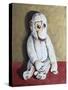 Bright White Monkey, 2006,-Peter Jones-Stretched Canvas