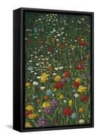 Bright Wildflower Field I-Megan Meagher-Framed Stretched Canvas