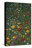 Bright Wildflower Field I-Megan Meagher-Stretched Canvas