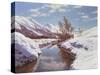 Bright Winter's Day-Ivan Fedorovich Choultse-Stretched Canvas