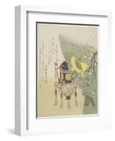 Bright Yellow Canary Bird, C. 1820-Ryuryukyo Shinsai-Framed Giclee Print